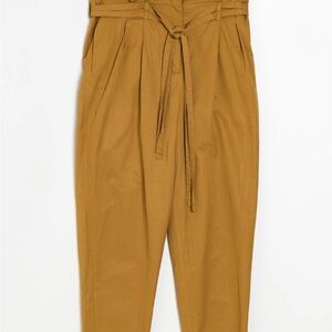 COS belted paper bag pants